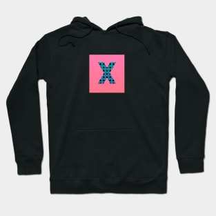 Letter X from roses Hoodie